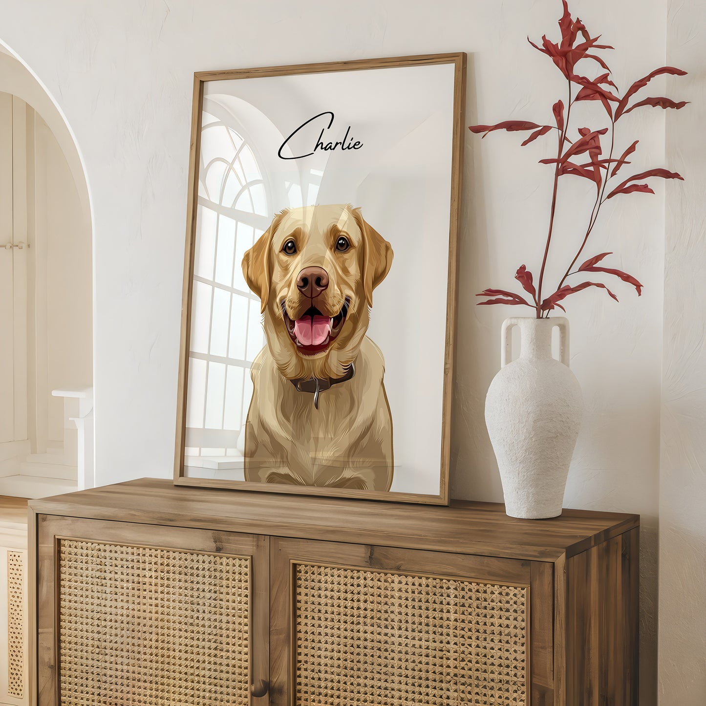 Tierportrait im modernen Stil