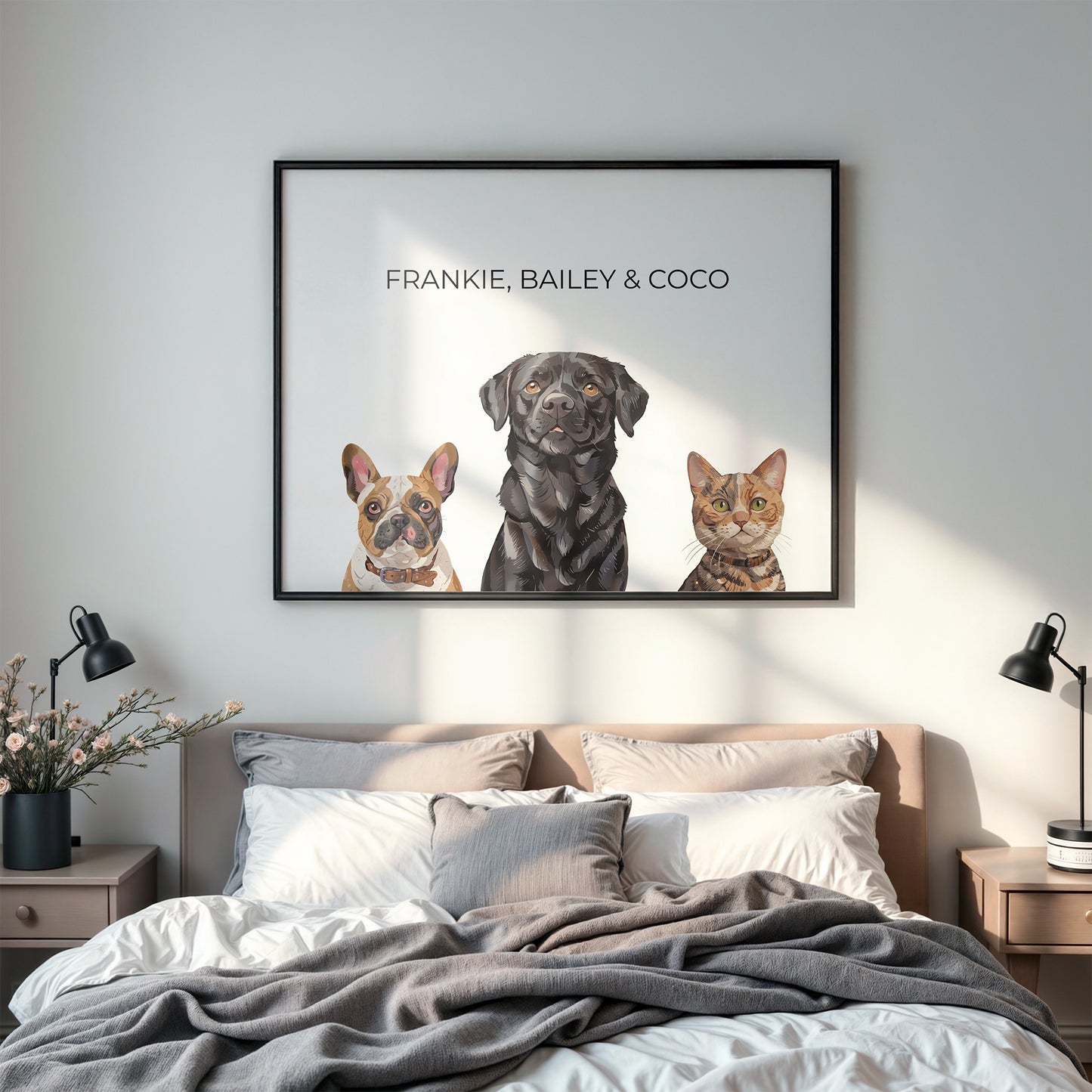 Aquarell Illustration - Trio