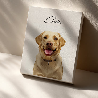 Tierportrait im modernen Stil