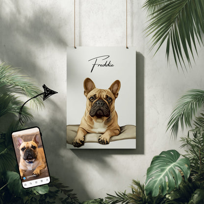 Tierportrait im modernen Stil
