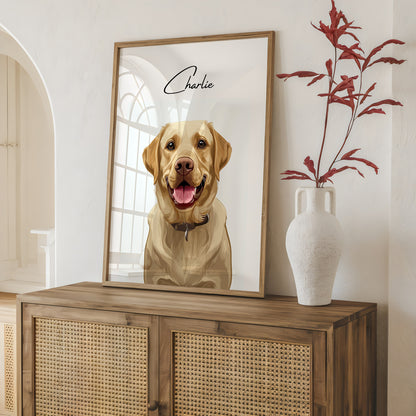 Tierportrait im modernen Stil