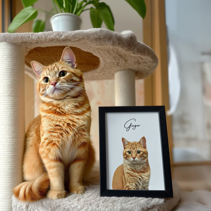 Tierportrait im modernen Stil